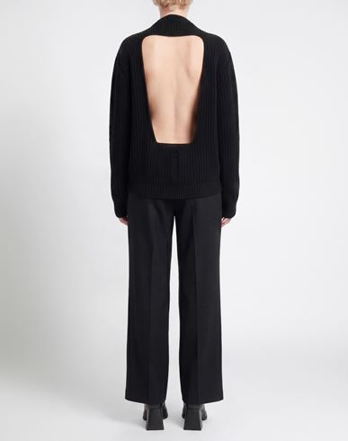 Woman Turtleneck Black Size M Virgin Wool
