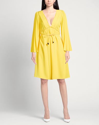 Woman Mini dress Yellow Size 2 Polyester