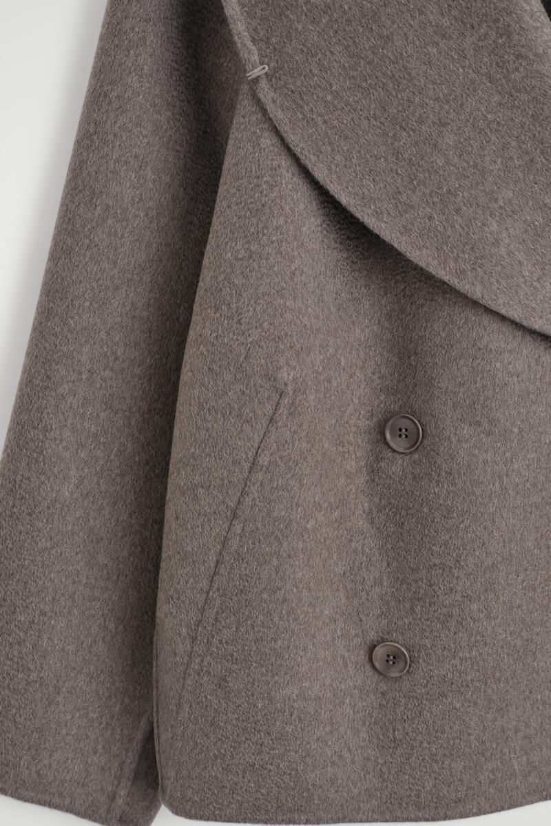 Double-Faced Cashmere Bomber Jacket