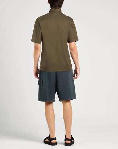 C. p. Company Man Shirt Military green Size 3XL Cotton