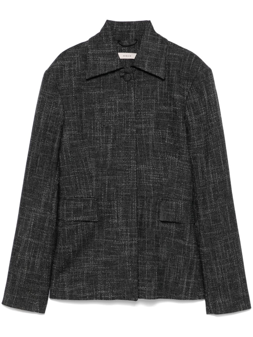 Mélange blazer - Black