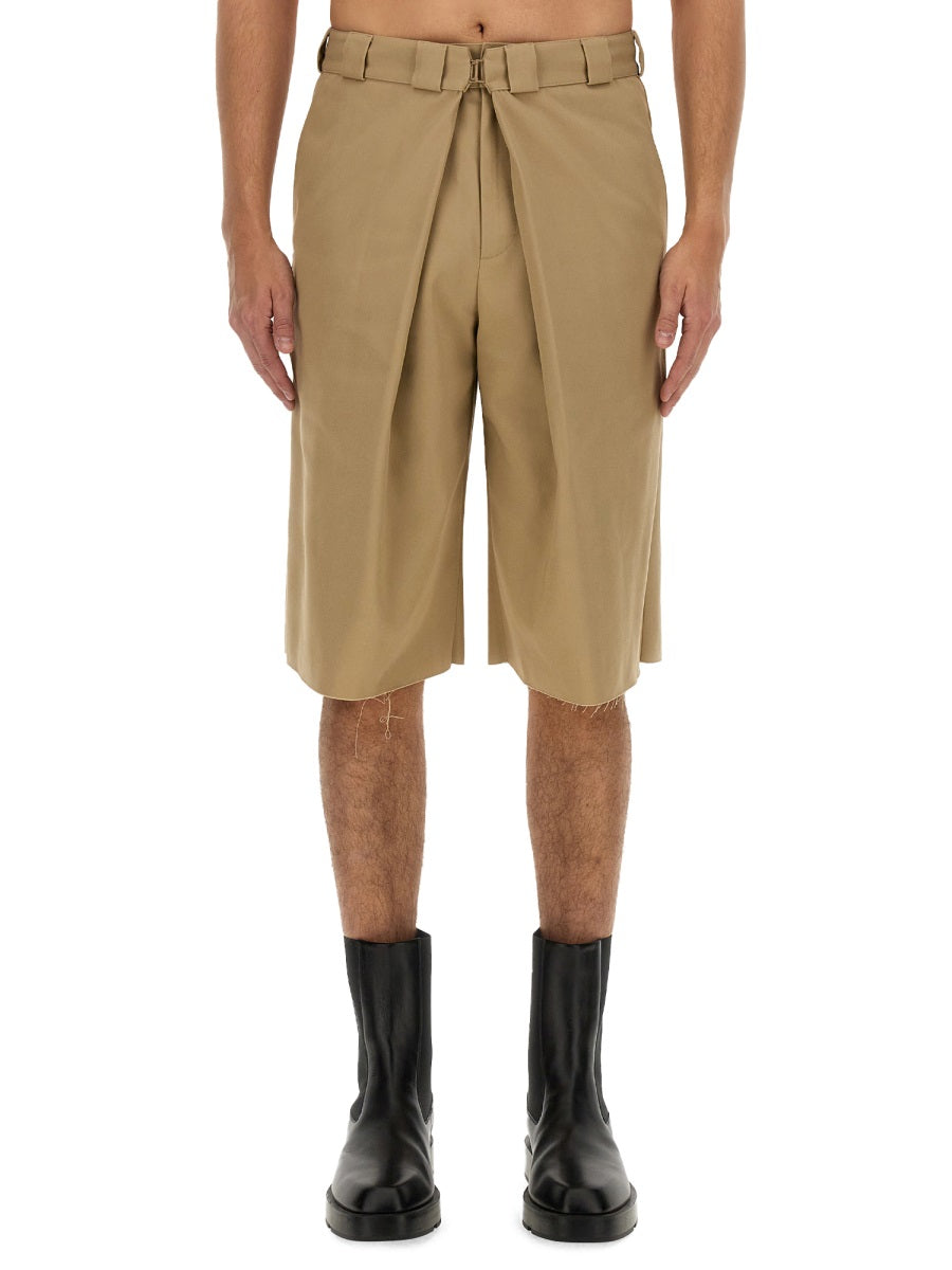 Blend Cotton Bermuda Shorts