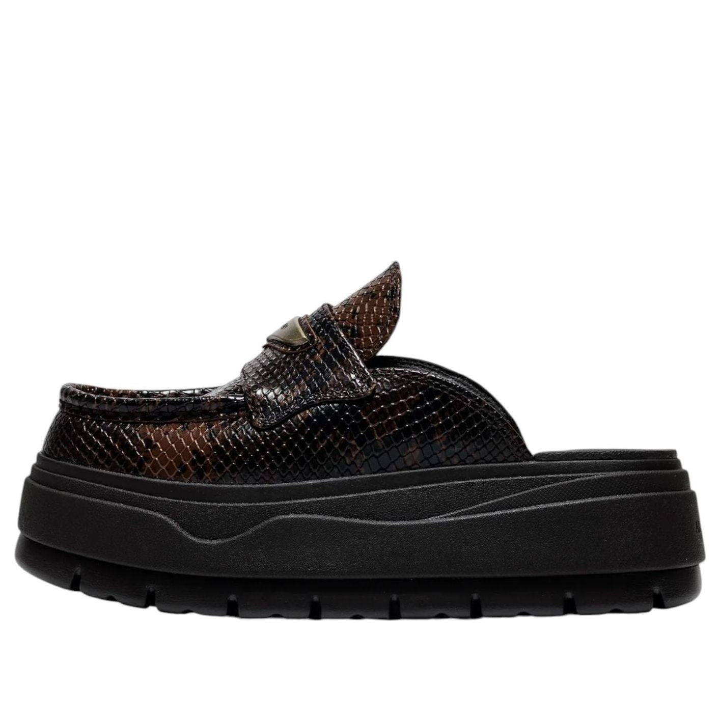 (WMNS) Mule 'Croc Velvet Brown'