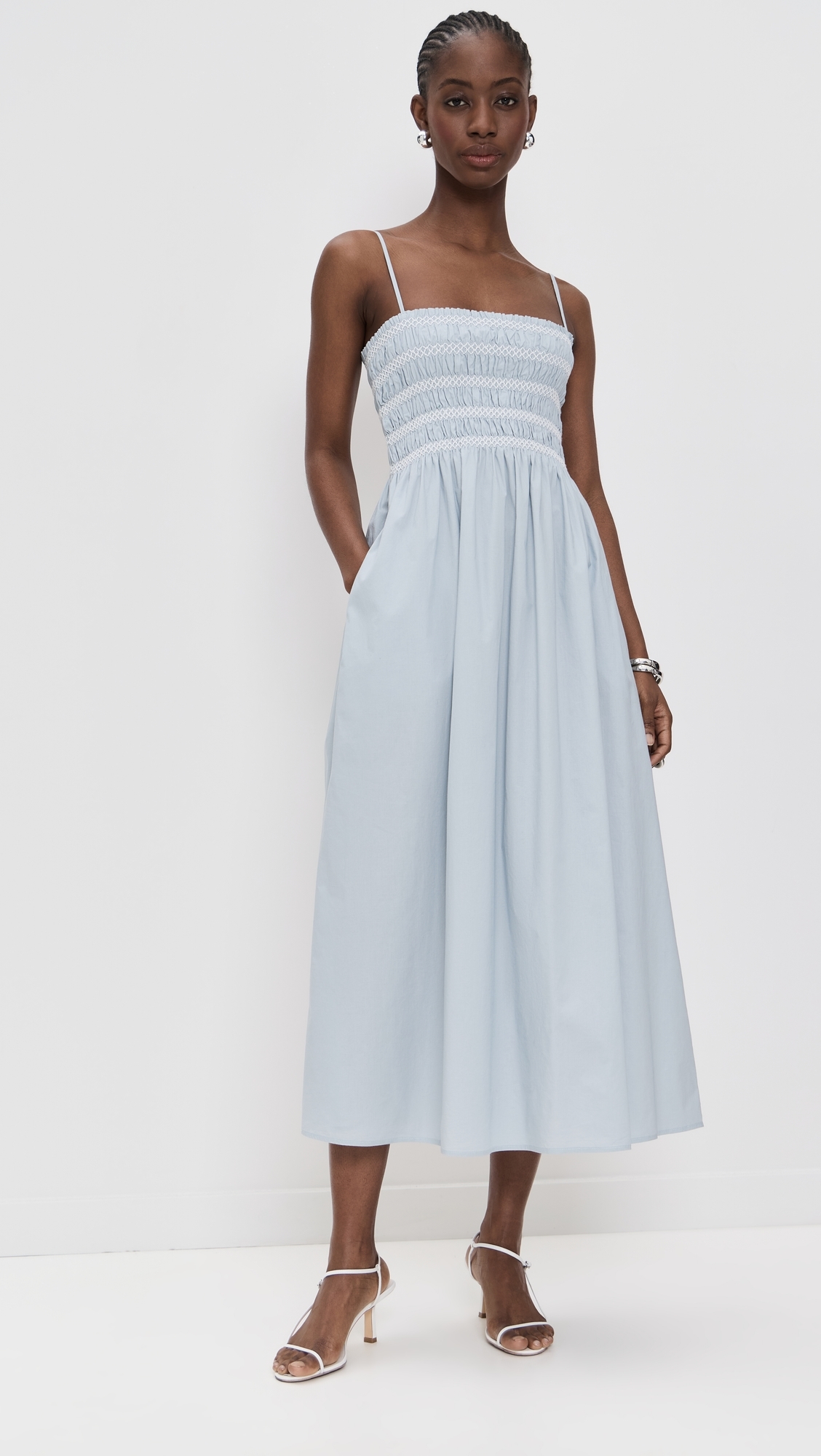 Pistola Denim Bianca Dress Morning Sky