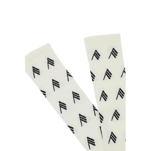 The Attico 아티코 여성 양말 logo short sports socks 231WAK04C030 020