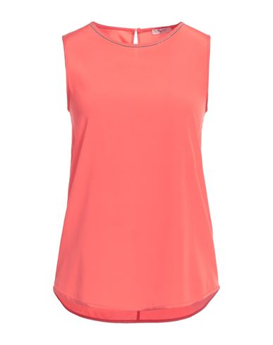 Woman Top Coral