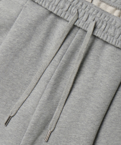 One Tuck Long Bermuda Sweat Pants