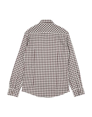 Kid Boy Shirt Dark brown Size 12 Cotton