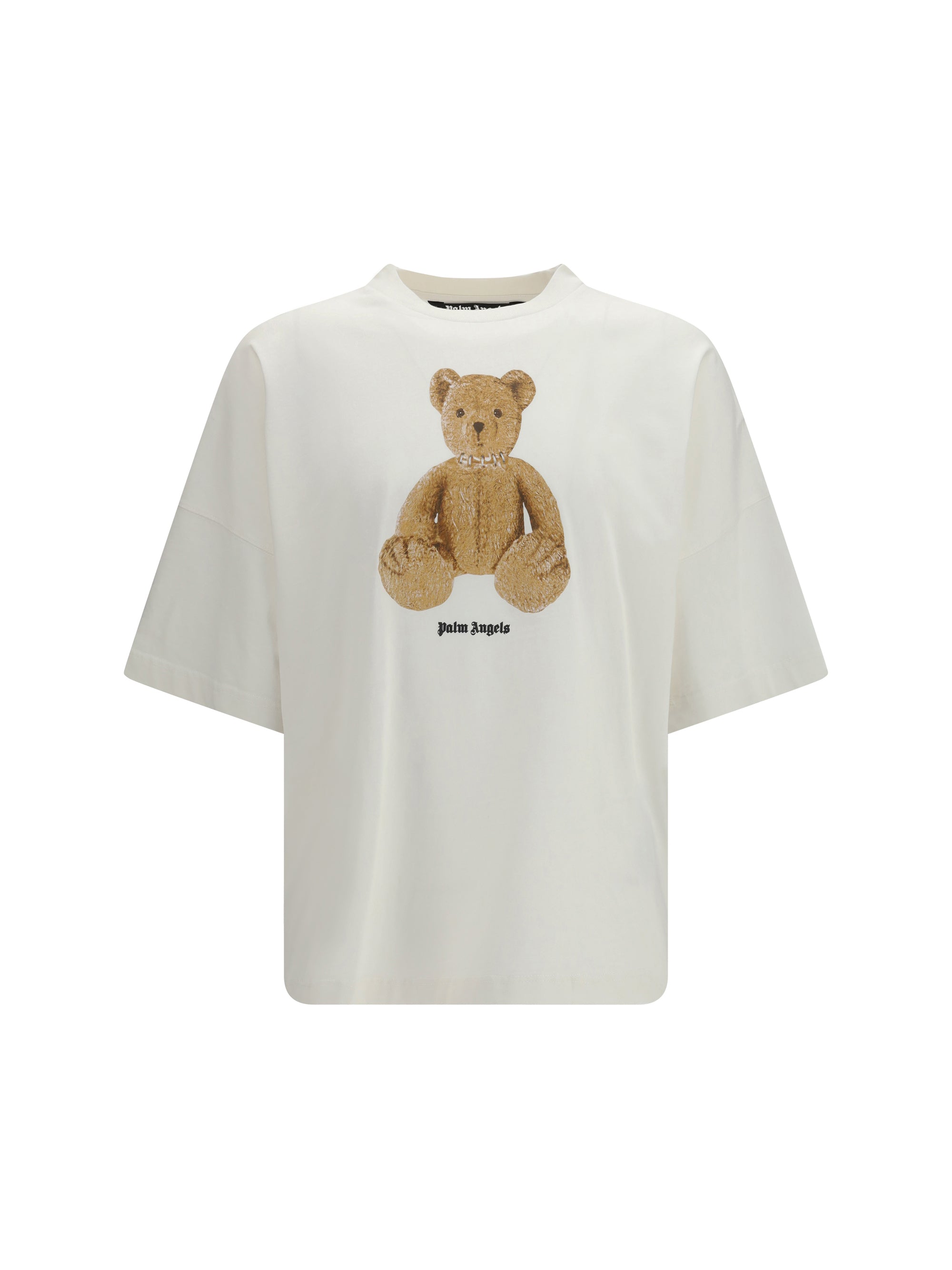 Bear Print T-Shirt — White