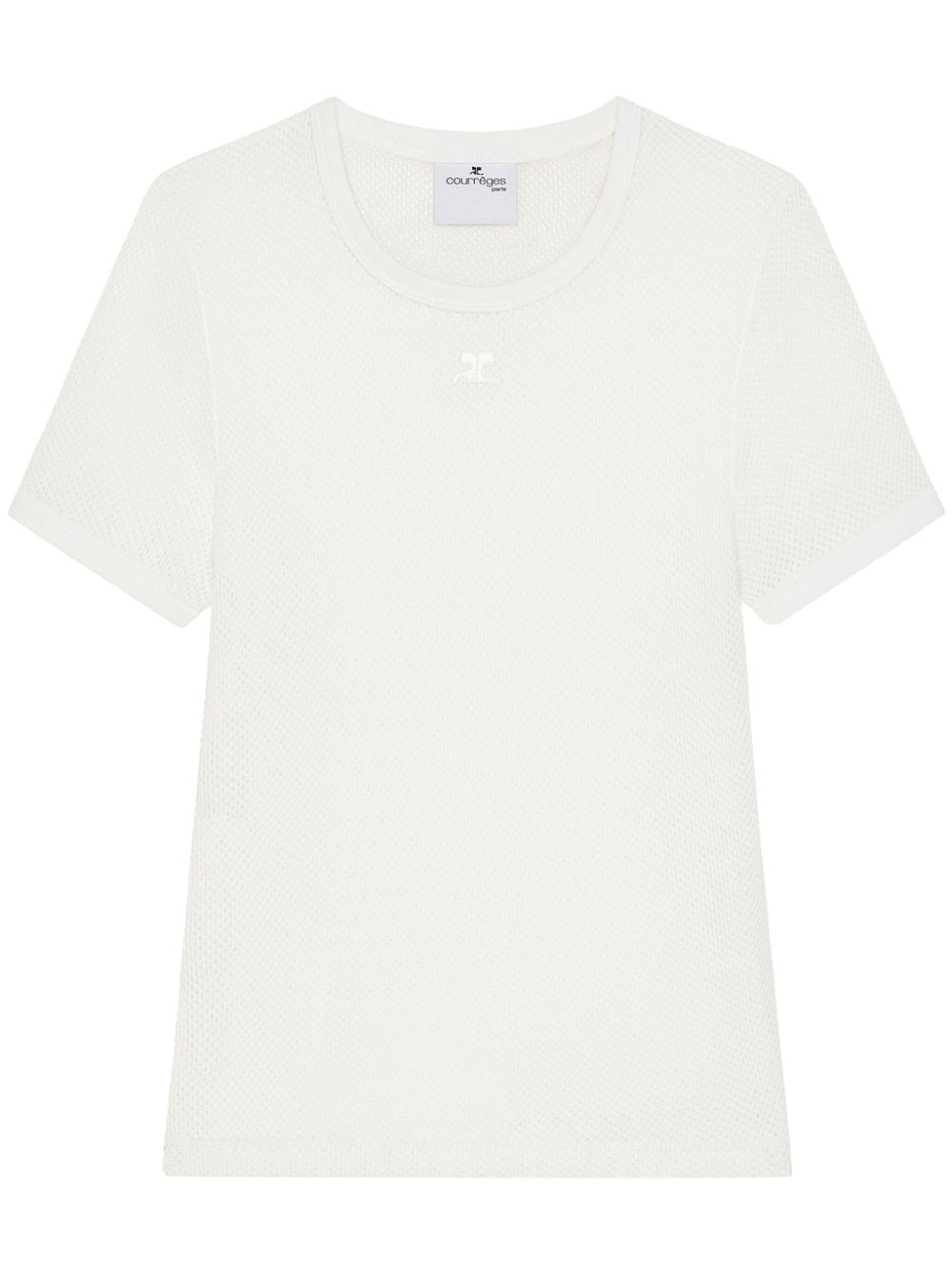 Logo Mesh T-Shirt — White