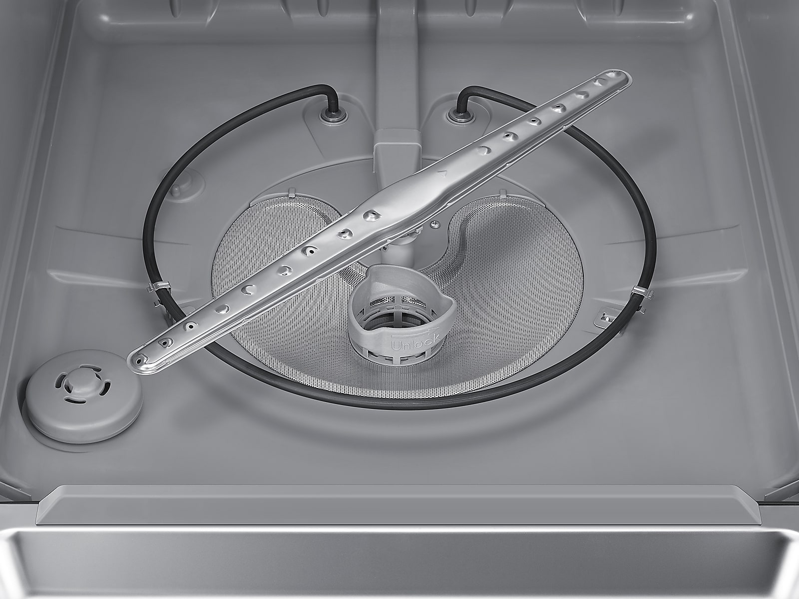 AutoRelease 51dBA Fingerprint Resistant Dishwasher with 3rd Rack in Silver(DW80CG4051SRAA)