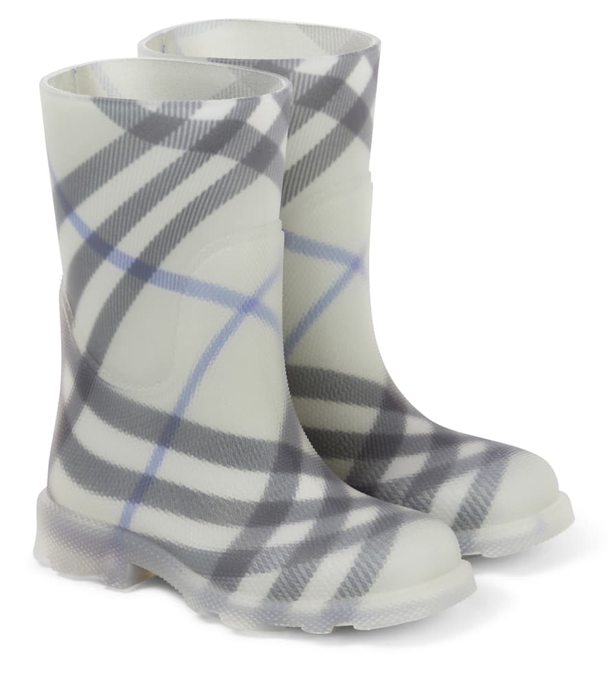 Burberry Kids Burberry Check rain boots