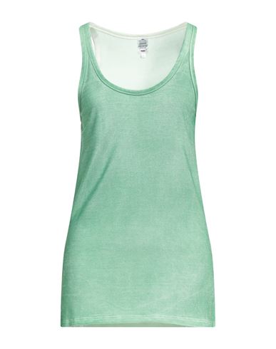 Woman Tank top Green Size 2 Viscose