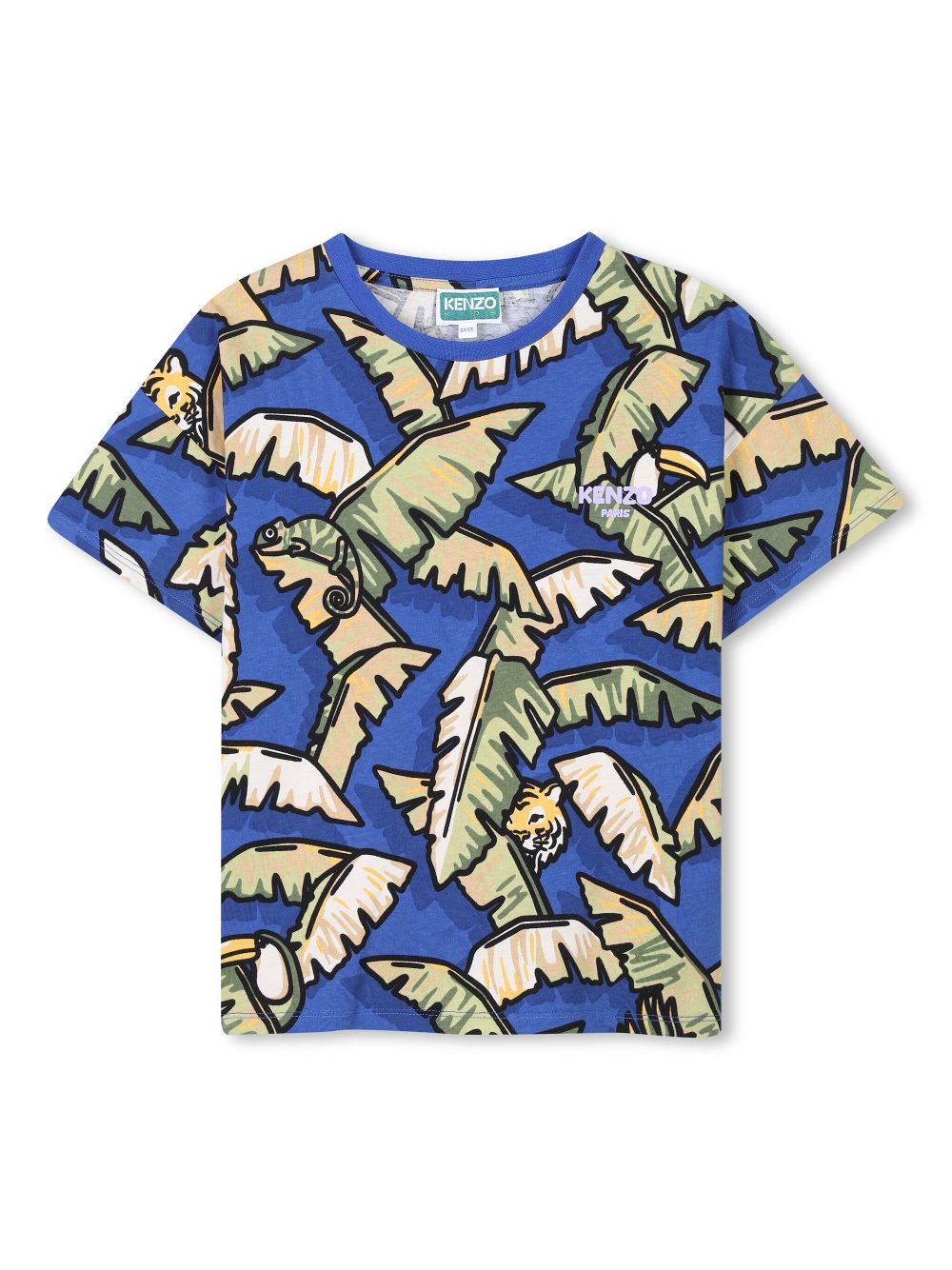 Graphic-print T-shirt - Blue