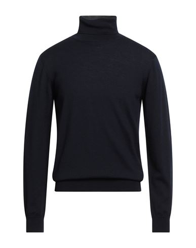 Man Turtleneck Midnight blue Size 44 Wool