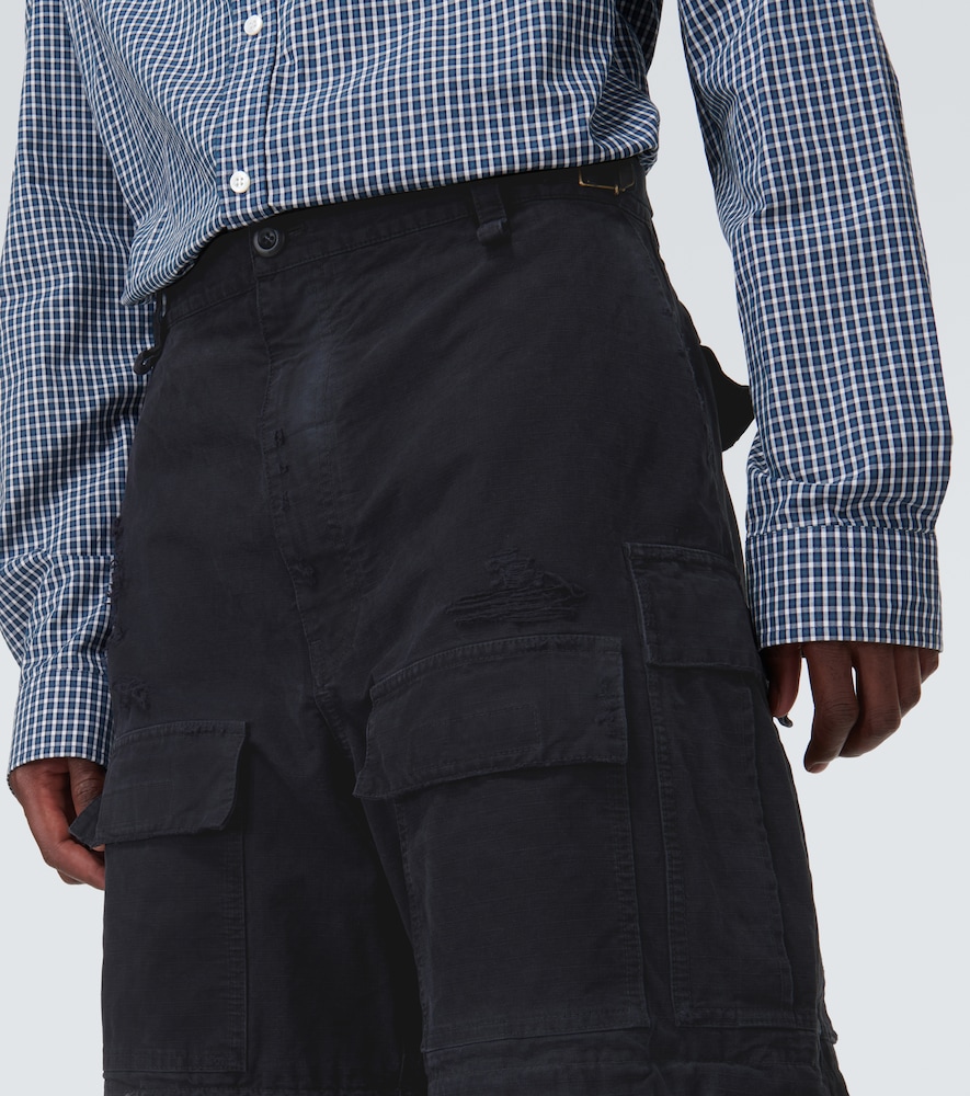 Cotton twill cargo pants