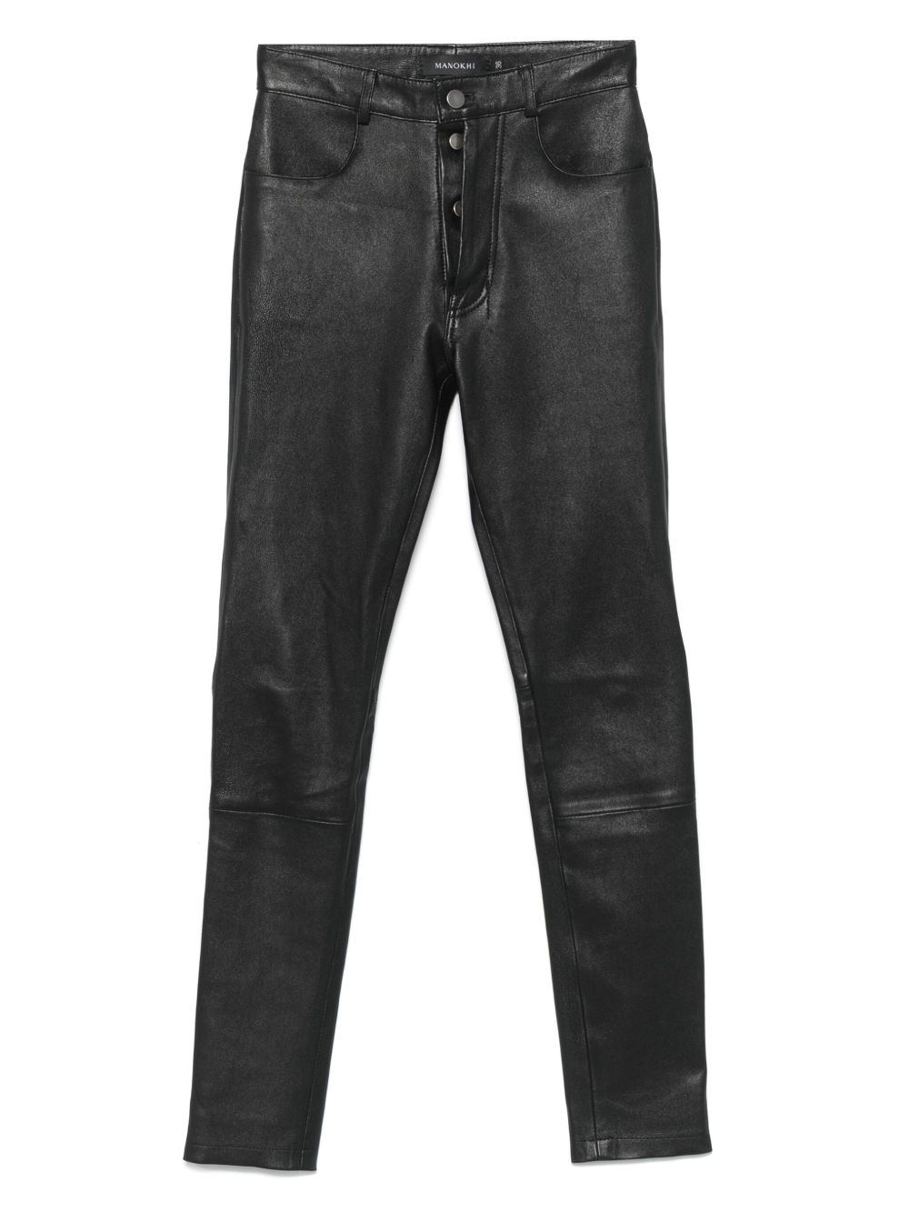 Leather trousers - Black