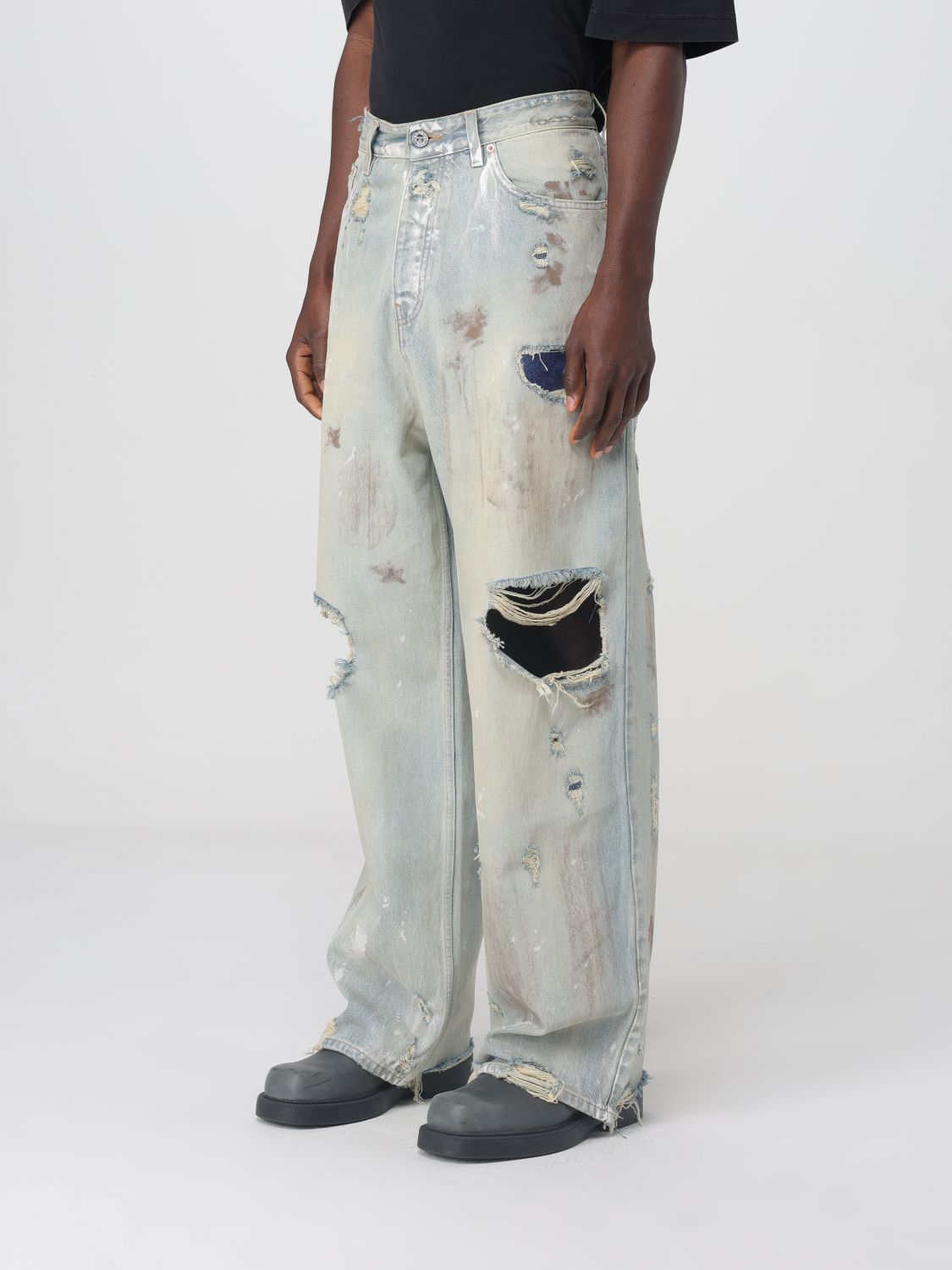 Distressed jeans - Blue