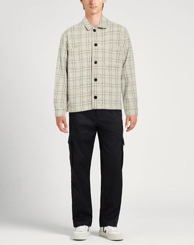 Man Jacket Ivory Size M Wool, Polyamide