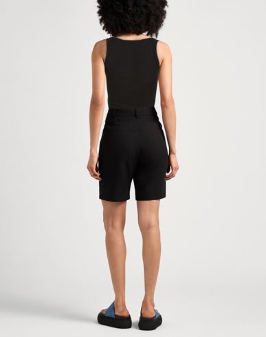 Woman Tank top Black Size S/M Polyester, Viscose, Elastane