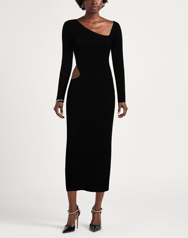 Woman Midi dress Black Size ONESIZE Viscose, Polyester