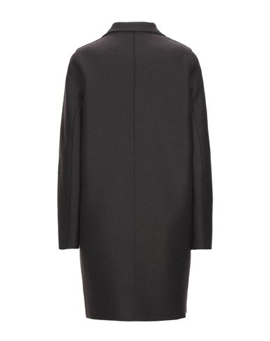 Woman Coat Dark brown Size 10 Virgin Wool