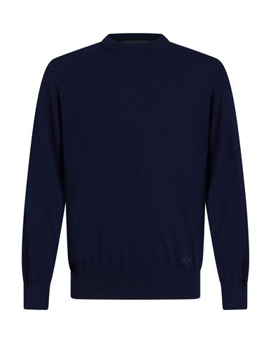 Man Sweater Midnight blue Size L Wool, Polyamide