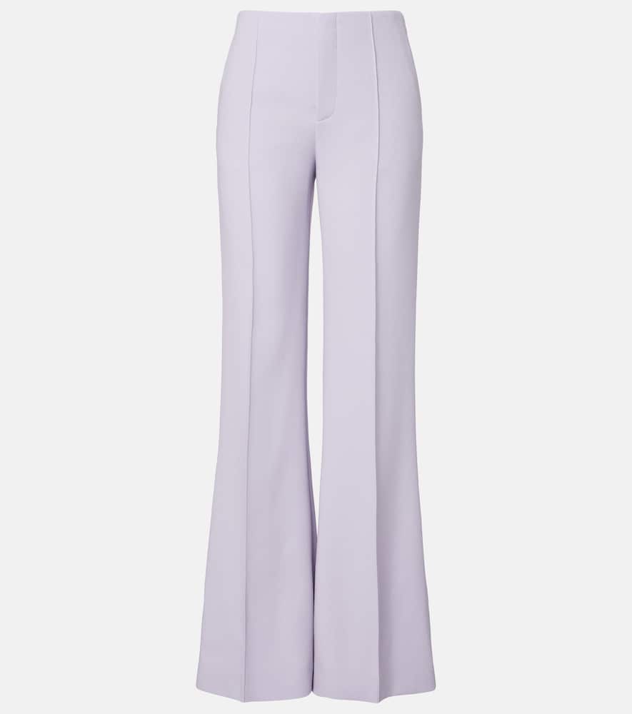 Chloé High-rise virgin wool wide-leg pants