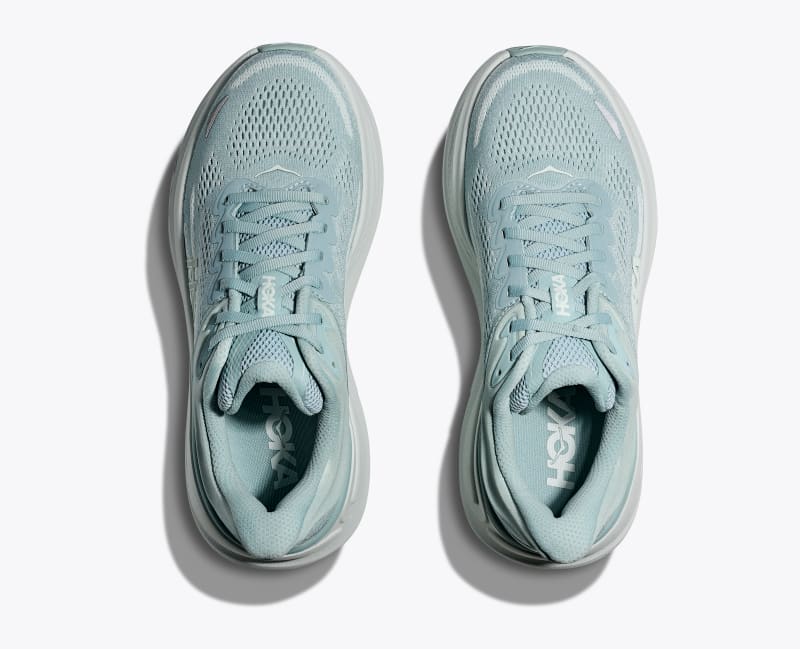 HOKA Women's Bondi 9 Shoes in Druzy/Droplet