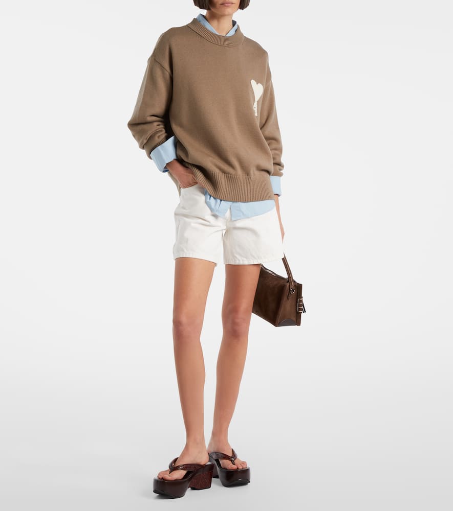 Denim shorts