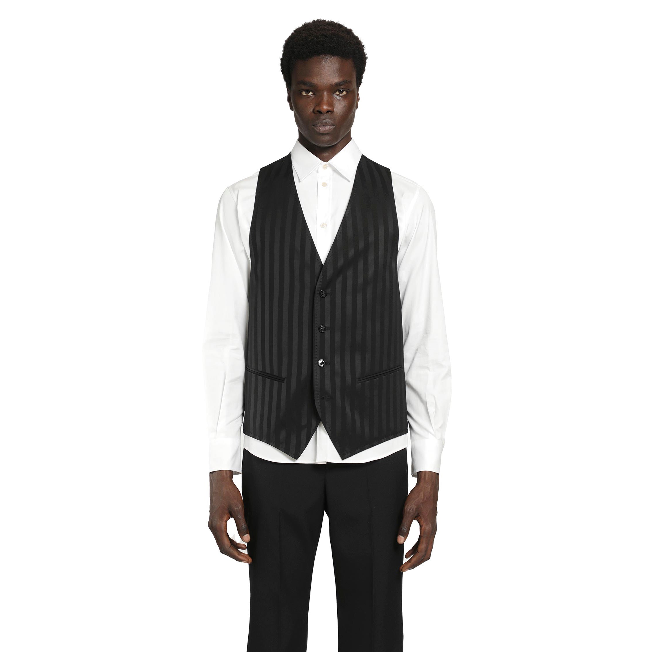 Juikko Striped Satin Waistcoat