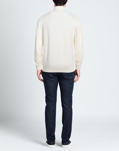 Man Turtleneck Ivory Size 50 Cashmere