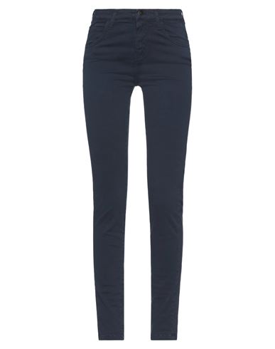 Woman Pants Midnight blue Size 6 Cotton, Elastane