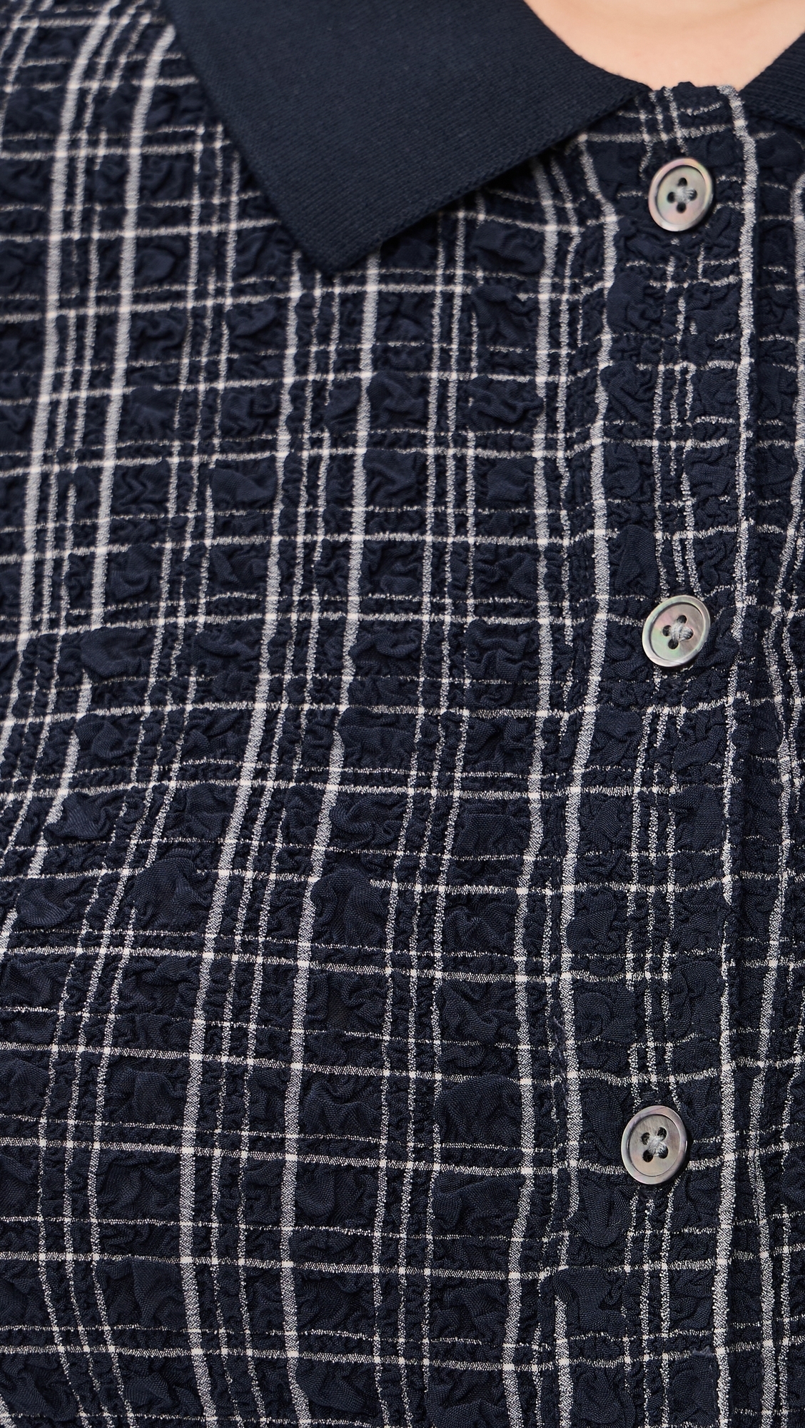 Barrett Dress Navy/White Multi