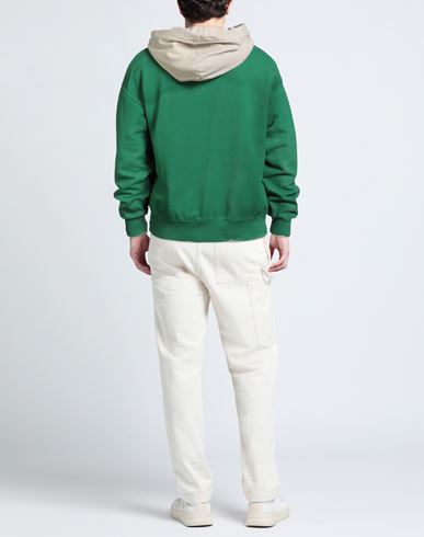 Man Sweatshirt Green Size S Cotton