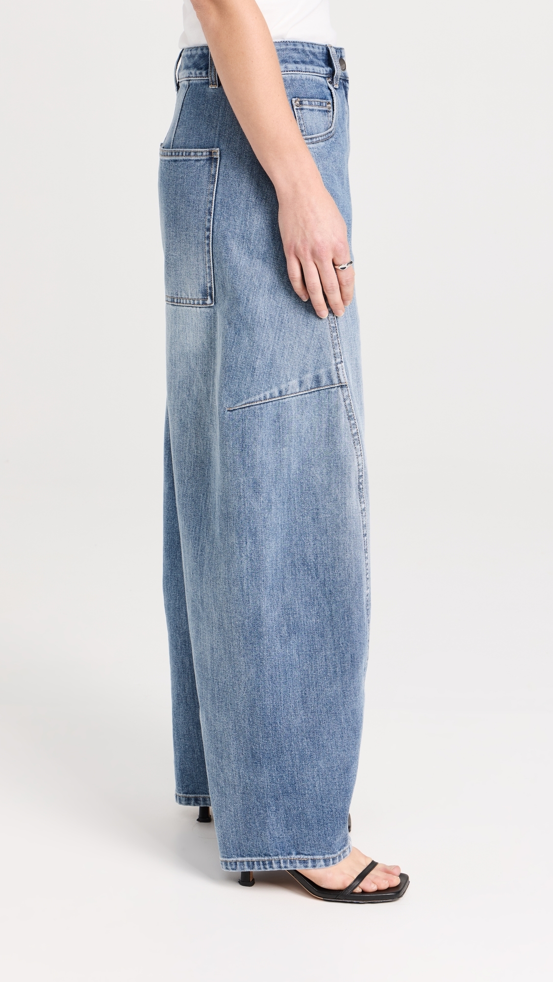 Petite Classic Wash Denim Sid Jeans Classic Blue