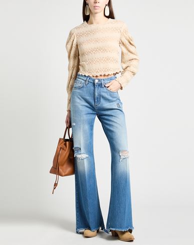 Woman Jeans Blue Size 26 Cotton