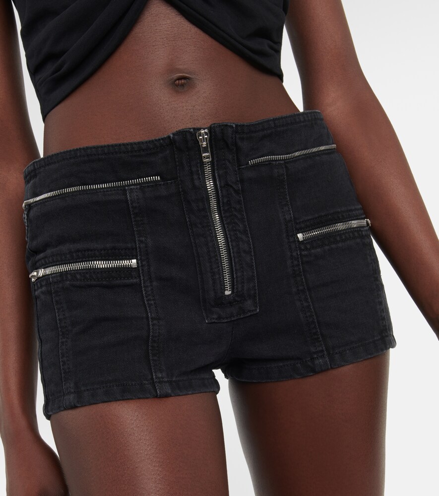 Lary low-rise denim shorts