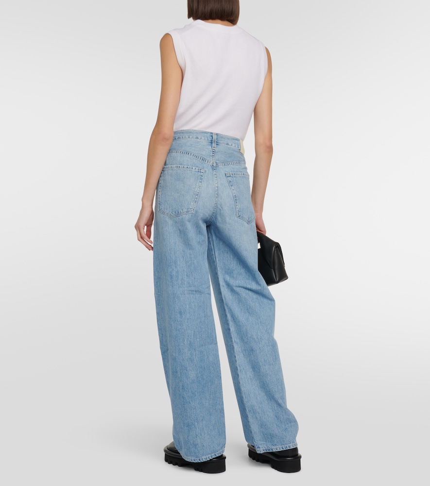 Brynn low-rise wide-leg jeans
