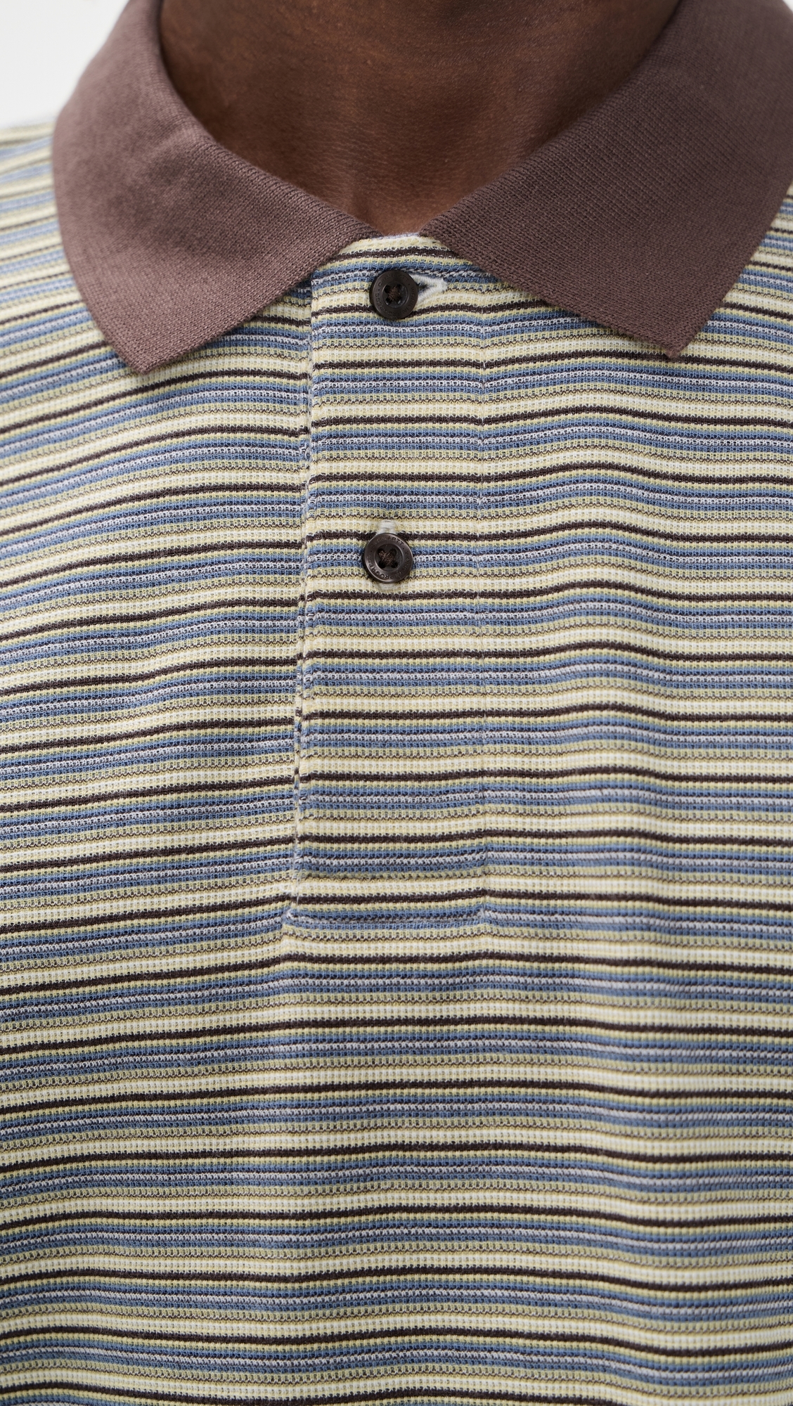 Short Sleeve Dion Polo Dion Stripe/Wax