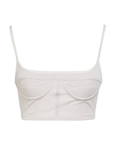 Woman Top Light grey Size 2 Viscose, Polyamide