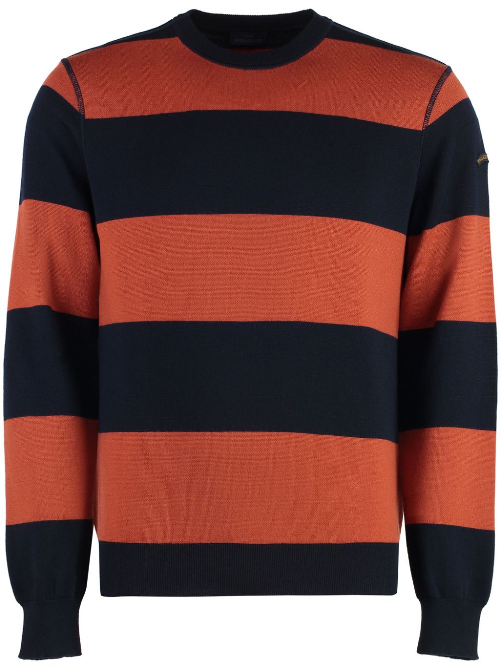 Striped wool sweater - Blue