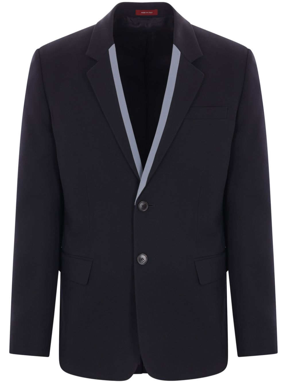 Single-breasted blazer - Blue