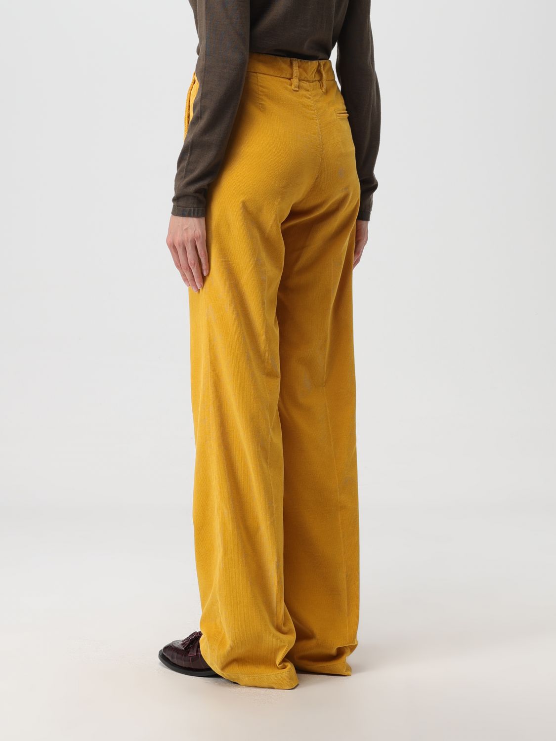 Pants Woman color Yellow