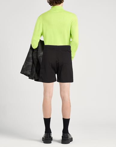 Man Shorts & Bermuda Shorts Black Size L Cotton