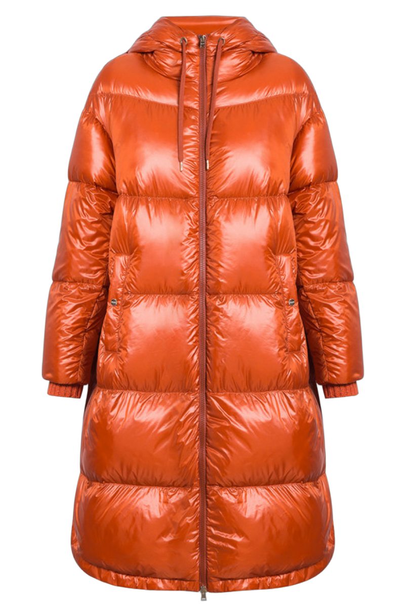 Goose Down Down Jacket — Orange
