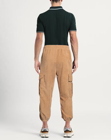Disclaimer Man Pants Camel Size M Polyester, Polyamide
