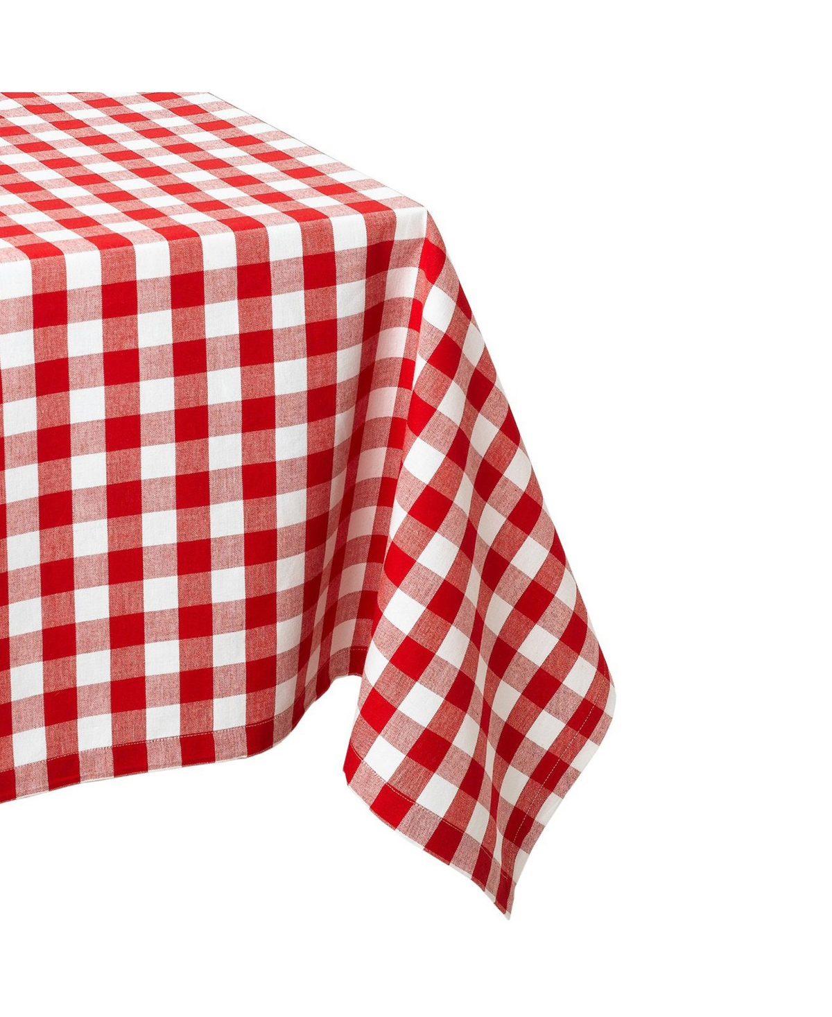 "Checkers Tablecloth 60"" x 120"" - Red"