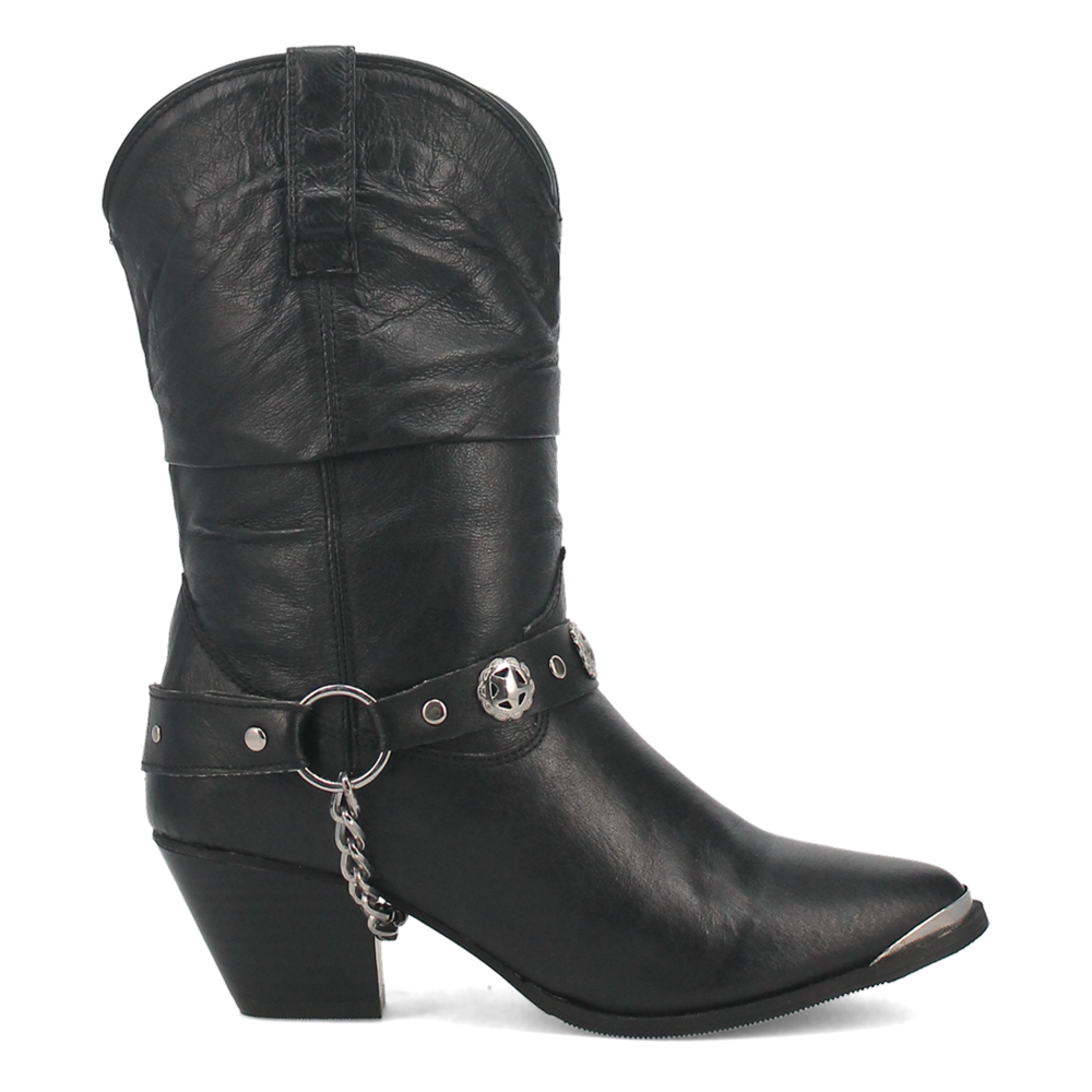 Olivia Pointed Toe Pull On Cowboy Boots