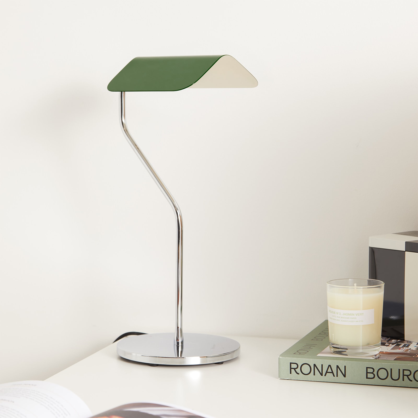 Apex Table Lamp in Emerald Green